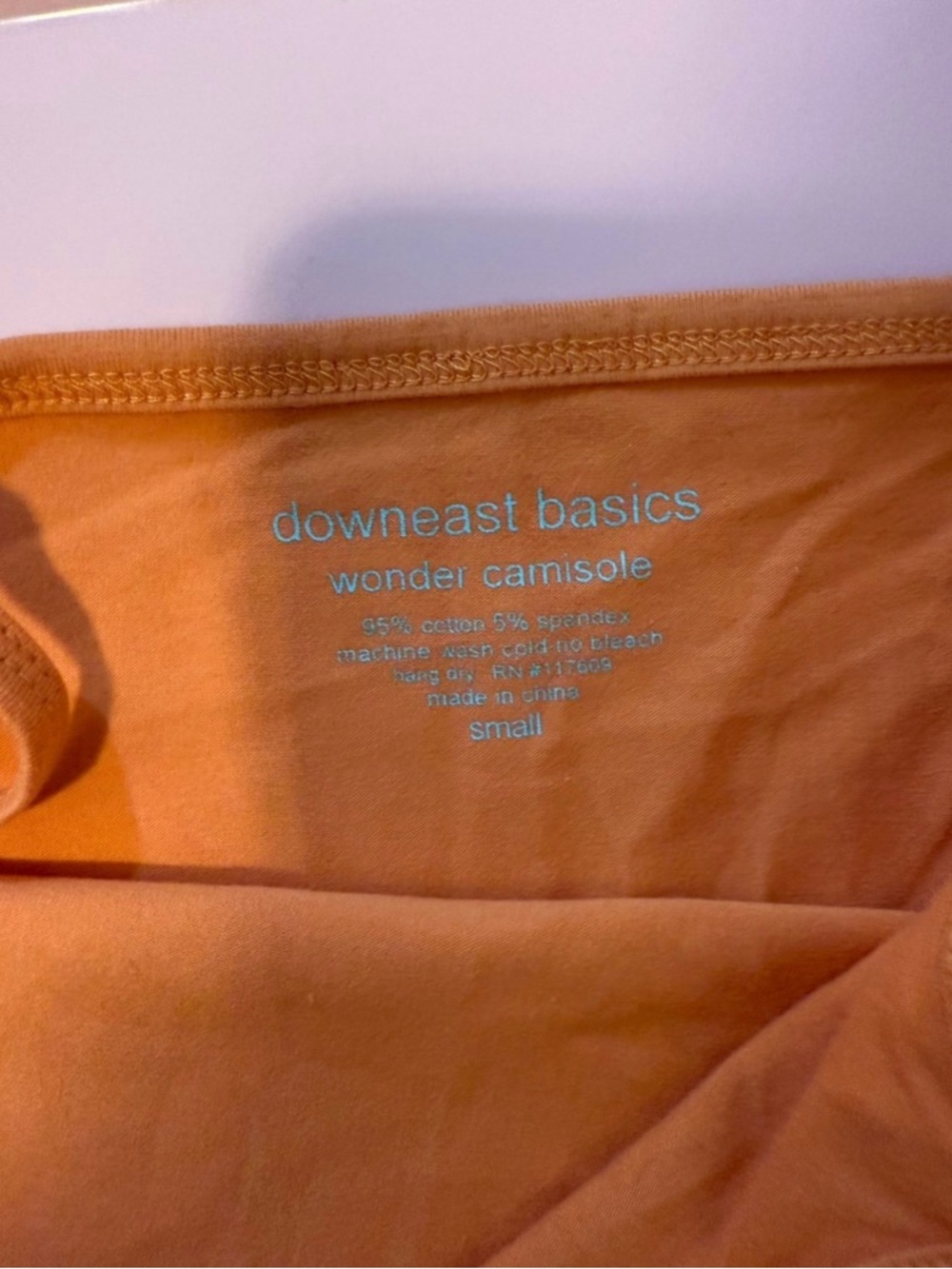 DownEast Basics Orange Wonder Camisole - Picture 2 of 2